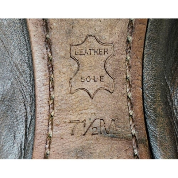 Tory Burch brown and orange ballet flats. Size 7.5 - Picture 7 of 9